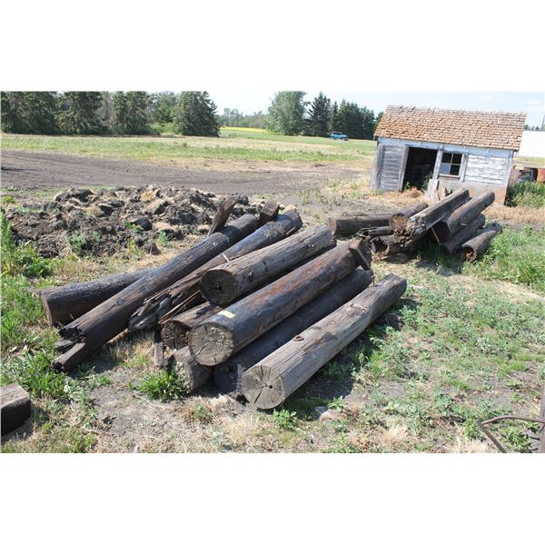 2 PILES OF TIMBERS