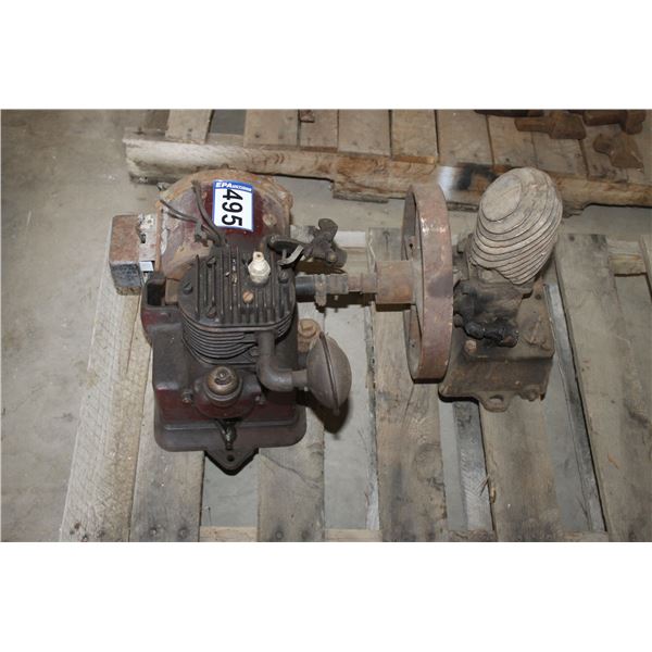 OLD GENERATOR & ENGINE