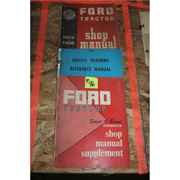 FORD 1955-56 TRACTOR SERIES 600-601-700-701-800-801-900-901-1801, SELECT-O-SPEED TRANSMISSION SHOP M