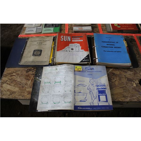 SUN TUNE UP SPECS 1958, TEST SPECS 1954,