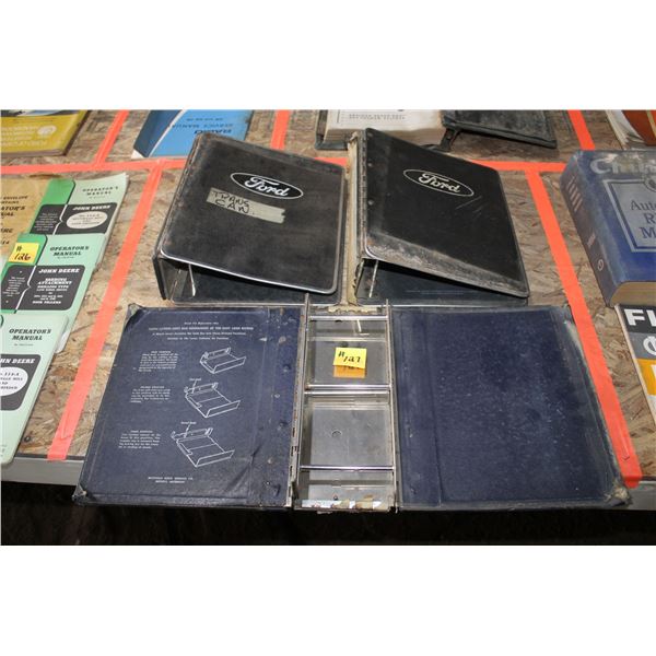 (3) FORD BINDERS