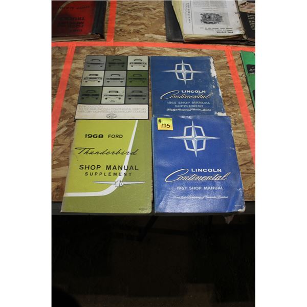 LINCOLN-THUNDERBIRD 1967-68 SHOP MANUAL, 1968 INTRODUCTION TO LINCOLN, MERCURY, MONTEGO, COUGAR