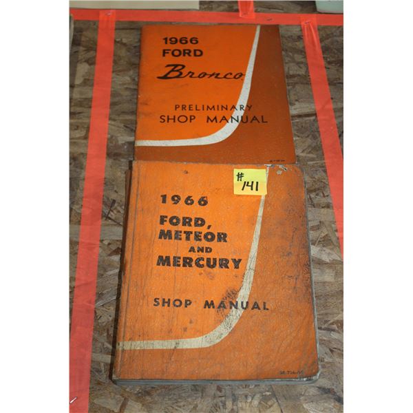 FORD 1966 FORD, METEOR, MERCURY, & BRONCO SHOP MANUAL