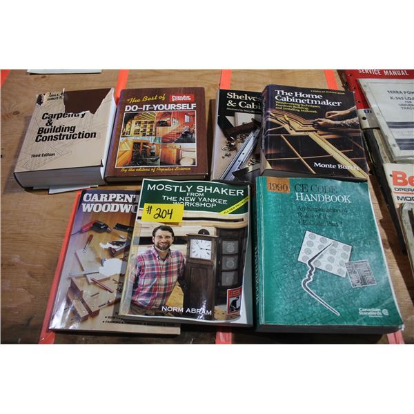 DO IT YOURSELF CARPENTRY BOOKS