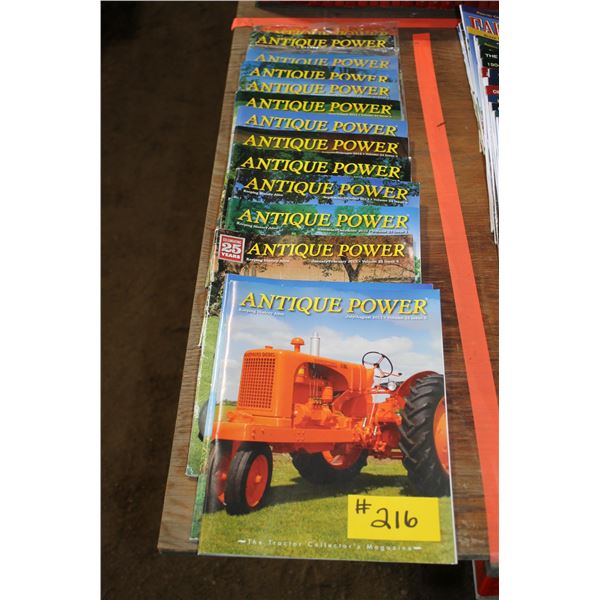 ANTIQUE POWER MAGAZINES