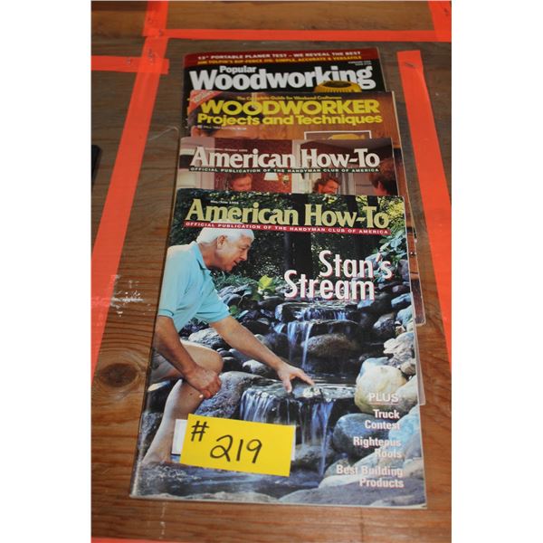 POPULAR WOODWORKING-AMERICAN HOW-TO MAGAZINES