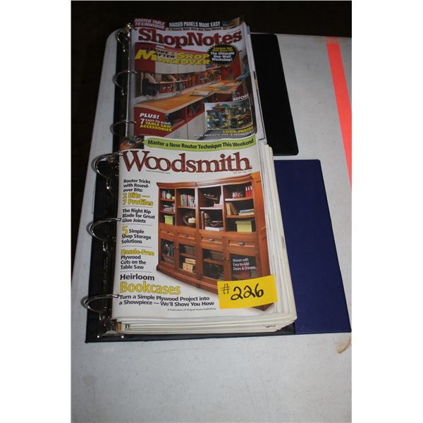 SHOP NOTES-WOODSMITH BINDERS