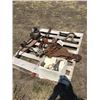 Image 1 : PALLET WITH CHAIN HOIST, MOTOR, TOOLS