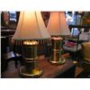 Image 1 : PAIR OF BRASS BASED LAMPS