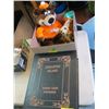 Image 1 : BOX WITH STUFFED A&W BEAR AND A TREASURE ISLAND STORAGE BOX