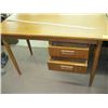 Image 2 : TEAK DESK WITH SLIDING DRAWERS