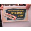 Image 1 : WRIGLEY'S GUM CARDBOARD SIGN & A LA GOMME GRAND B GUM METAL SIGN