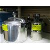 Image 1 : STOVE TOP PRESSURED CAPPUCCINO MACHINE & A PRESSURE POT