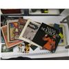 Image 2 : MISC. VINTAGE STENCILS, LITHOGRAPHS, 1990 ATLAS, RECORDS, ELVIS POSTCARDS, ETC.