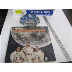 APOLLO 11 RECORD & SMALL DISH