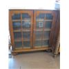 Image 1 : GLASS DOORED BOOKCASE CABINET