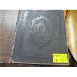 LG. HOLY BIBLE, CIRCA 1845?