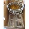 Image 2 : GROCERY CART, A BOX OF MISC. BASKETS, ETC.