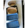 Image 1 : MISC. VASES, CLOCK, PICTURES, BASKETS, ETC.