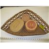 Image 2 : WICKER BASKETS, 1 CORNER BASKET, 3 SMALLER BASKETS