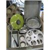 Image 1 : 2 BOXES OF MISC. TINS, POTS, ETC.