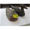 Image 1 : 2 CARVED WOODEN DUCK DECOYS
