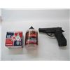 Image 1 : BB PISTOL WITH ASST. BOX WITH ACCESS. & GUN LOCKS, ETC.