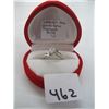Image 2 : LADIES 14KT WHITE GOLD DIAMOND RING - Sz 4