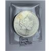 Image 1 : 2014 1 OZ. SILVER (99.9%) MAPLE LEAF COIN (TAX EXEMPT)