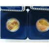 Image 1 : 2 CASED LOONIES & 2 BRITISH COLUMBIA 1971 MEDALLIONS