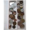 Image 1 : 2 BOXES OF MISC. COINS, TOKENS, BUTTONS, ETC.
