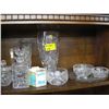 Image 1 : ASST. CRYSTAL & GLASSWARE, LG. VASE, DECANTER, ETC.