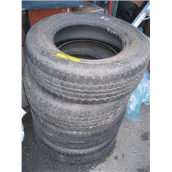 SET OF 4 LP27570R18 TIRES