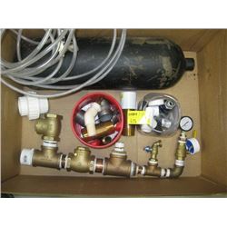 MISC. BRASS VALVES, AIR TANK FITTING, ETC.