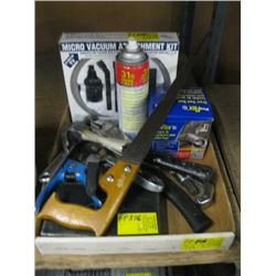 MISC. TOOLS, MICRO VACUUM ATTACHMENT KIT, PIPE CUTTER, ETC.