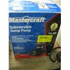 Image 1 : MASTERCRAFT SUBMERSIBLE SUMP PUMP