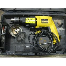 DEWALT HAMMER DRILL IN CASE