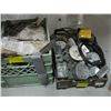 Image 1 : BOX OF STAPLES & BOX OF ASST. ELECTRICAL BOXES