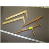 Image 1 : RED OAK FIGHTING STICKS & PAIR OF HOMEMADE FIGHTING STICKS