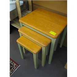 3 PIECE NESTING TABLE SET