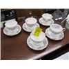 Image 1 : 5 ROYAL ALBERT TEA CUPS, SILVER MAPLE