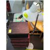 Image 2 : DECORATIVE STORAGE BOXES & A FLOOR LAMP