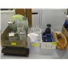 Image 1 : 3 BOXES OF MISC. POWER CHOPPER, CANNISTER SET, WOODEN BOWL, ETC.