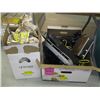 Image 1 : ASST. ELECTRONICS & BOX OF CHINA TEA CUPS, ETC.