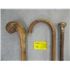Image 2 : 3 WOODEN CANES