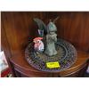 Image 1 : FIGURINES, CHICKEN, ANGEL, DECORATIVE PLATE, VASES, ETC.