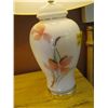 Image 2 : PAIR OF PAINTED GLASS BASED LAMPS