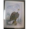 Image 2 : 2 SMALL FRAMED PRINTS, THE EAGLE BY SUE COLEMAN & A FLOWER
