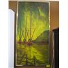 Image 1 : ORIGINAL OIL PAINTING BY MARK SHARP OF THE FISHING BOATS
