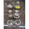 Image 1 : SILVER PLATE TEA SET, JAM HOLDERS, ETC.